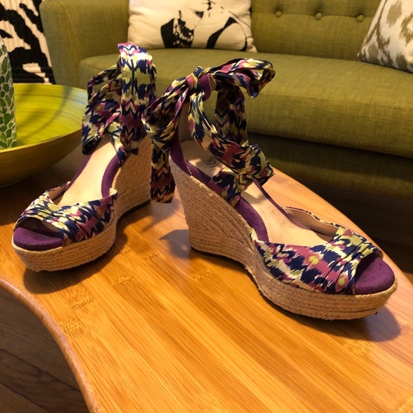 UGG Shoes - UGG Espadrille Sandals Purple Green EU 38 US 7